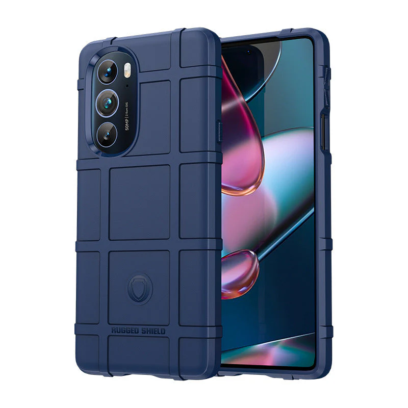Motorola Moto Edge Plus 2022/Edge X30/Edge 30 Pro - Shield Shockproof Rugged Heavy Duty Case With 2PC 9H Glass Screen Protector - Image 3