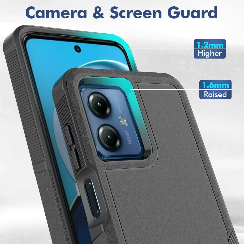 Motorola Moto G14 2-In-1 Heavy Duty Rugged Case - Image 2