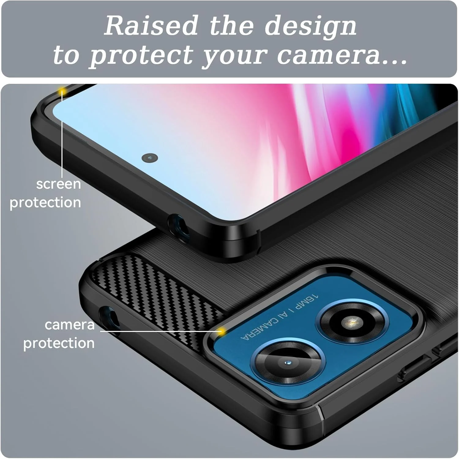 Motorola Moto G24/G24 Power/G04/G04s - Shield Shockproof Rugged Heavy Duty Case - Image 7
