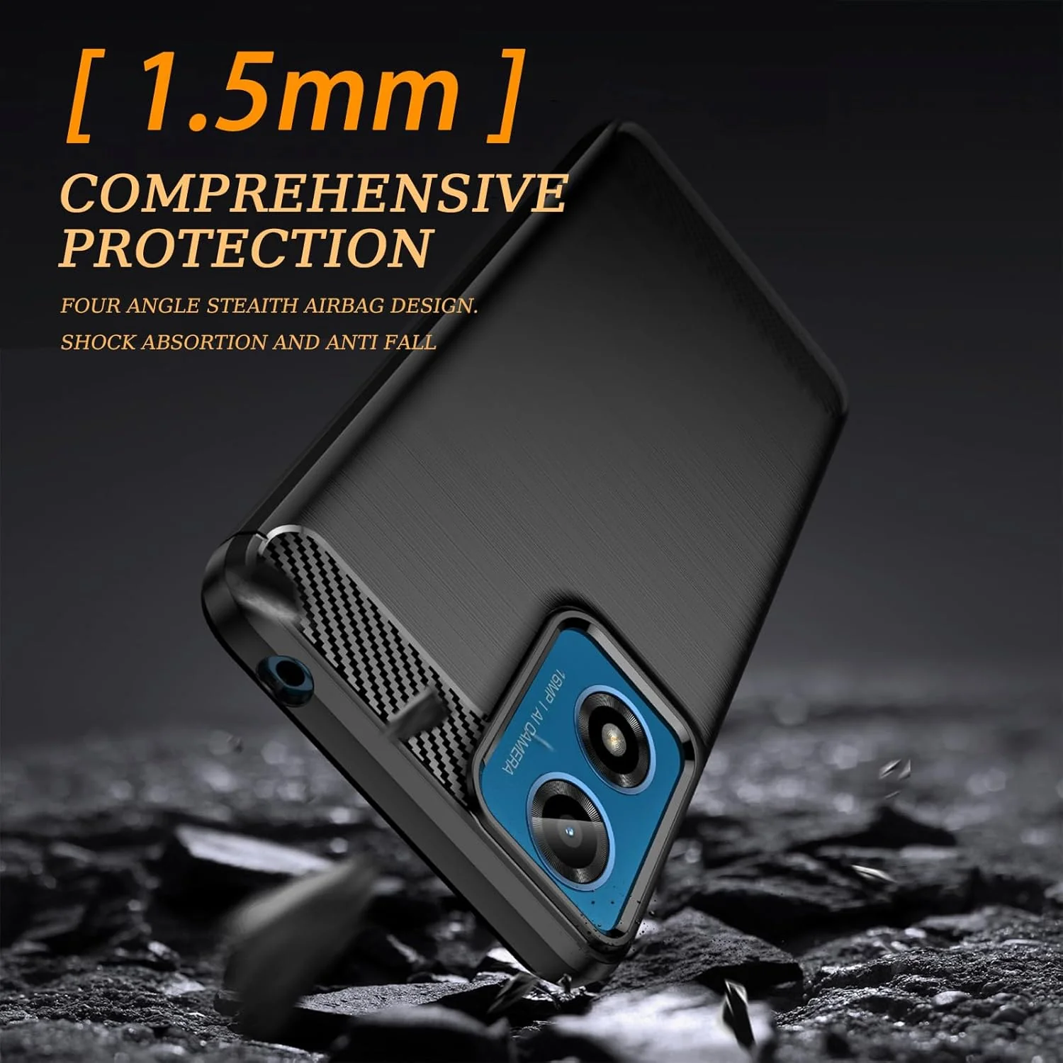 Motorola Moto G24/G24 Power/G04/G04s - Shield Shockproof Rugged Heavy Duty Case - Image 9