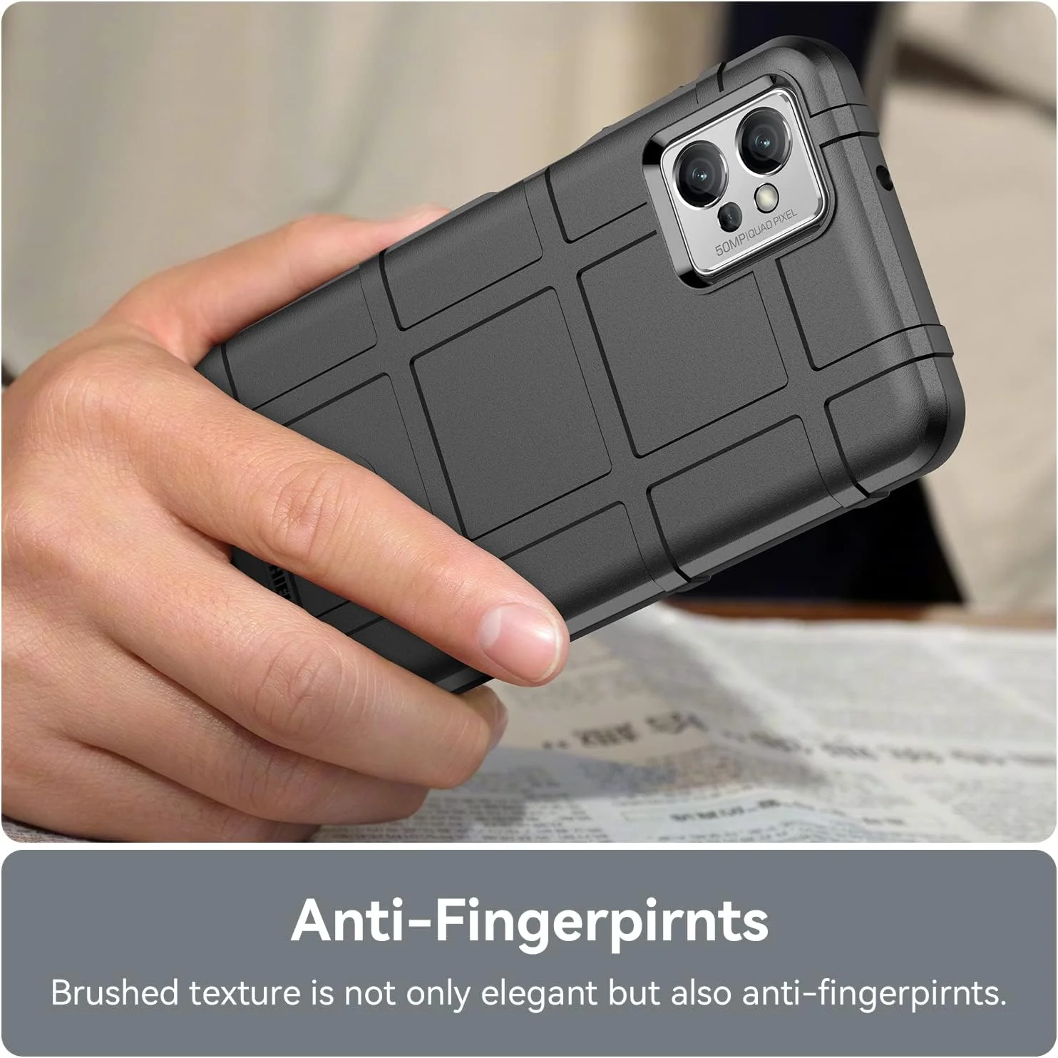 Motorola Moto G32 - Shield Shockproof Rugged Heavy Duty Case With 2PC 9H Glass Screen Protector - Image 5