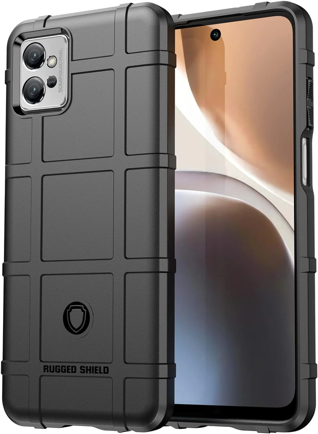 Motorola Moto G32 - Shield Shockproof Rugged Heavy Duty Case With 2PC 9H Glass Screen Protector - Image 7