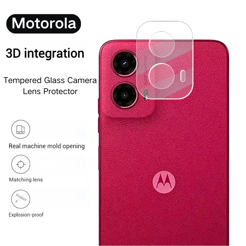 Motorola Moto G45 - 9H Transparent Back Rear Camera Lens Glass Protector - Image 2