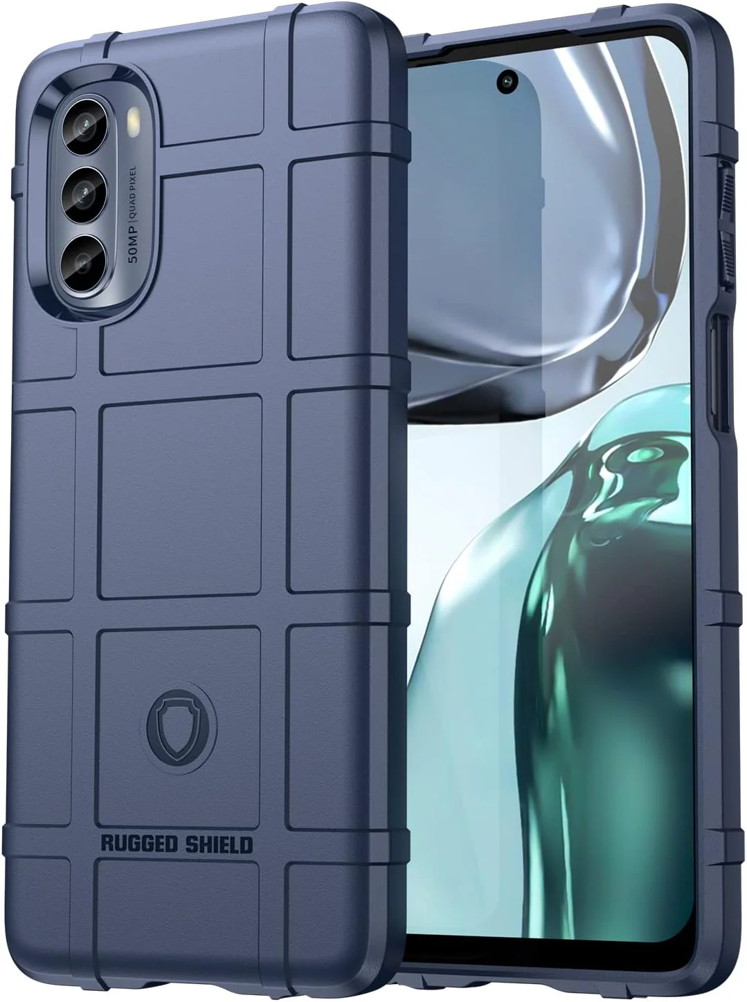 Motorola Moto G62 5G - Shield Shockproof Rugged Heavy Duty Case With 2PC 9H Glass Screen Protector - Image 6