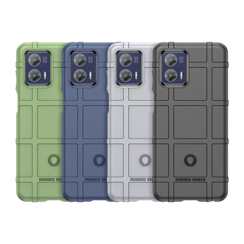 Motorola Moto G73 - Shield Shockproof Rugged Heavy Duty Case With 2PC Tempered Glass Screen Protector - Image 8