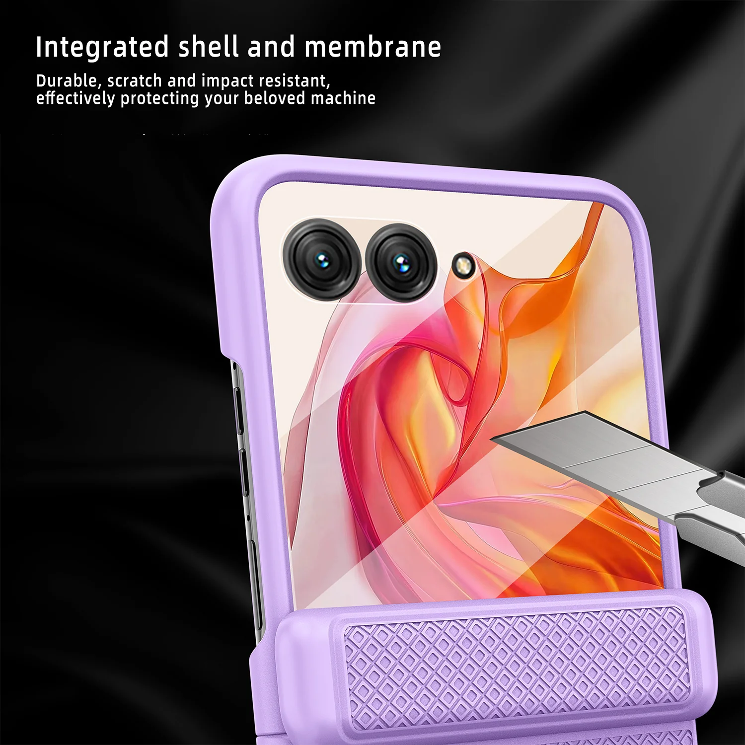 Motorola Moto Razr 60/Ultra Hinge Grid Shockproof Protective Case - Image 12