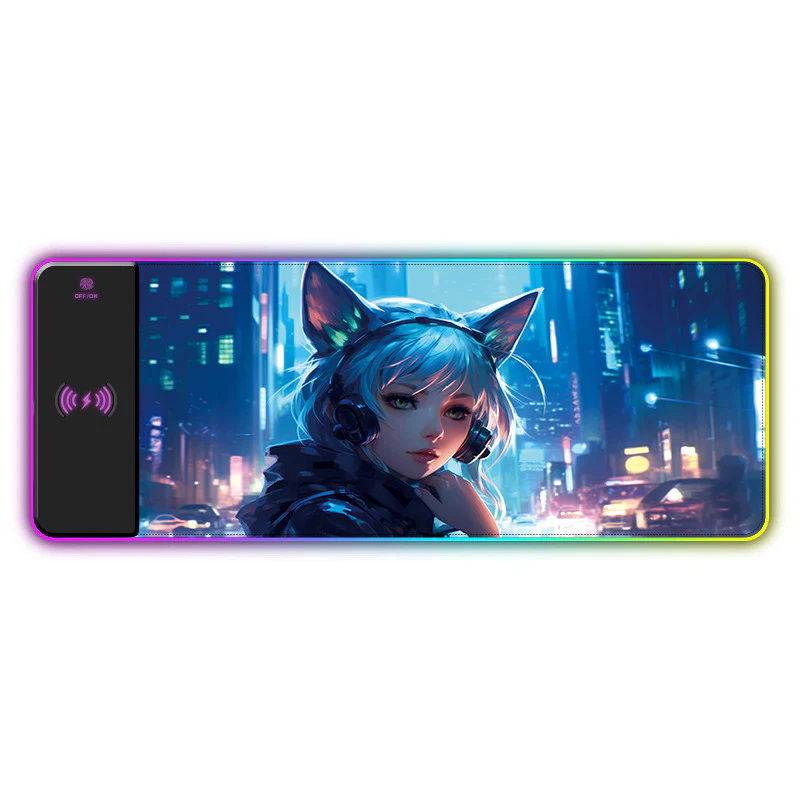 Multifunctional 15W Fast-Charging RGB Wireless Gaming Mouse Pad - Image 13
