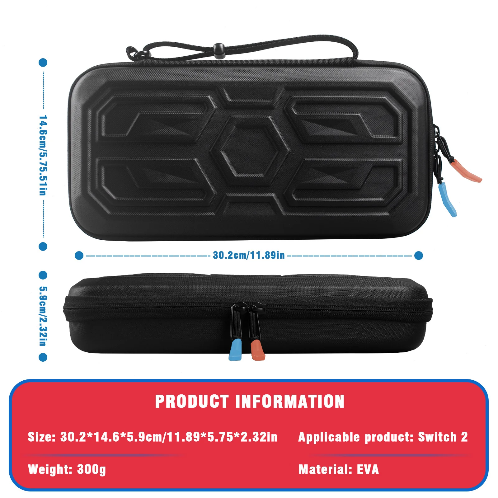 Nintendo Switch 2 (2025) All-in-one Multi-level Portable Hard Shell Storage Case - Image 7