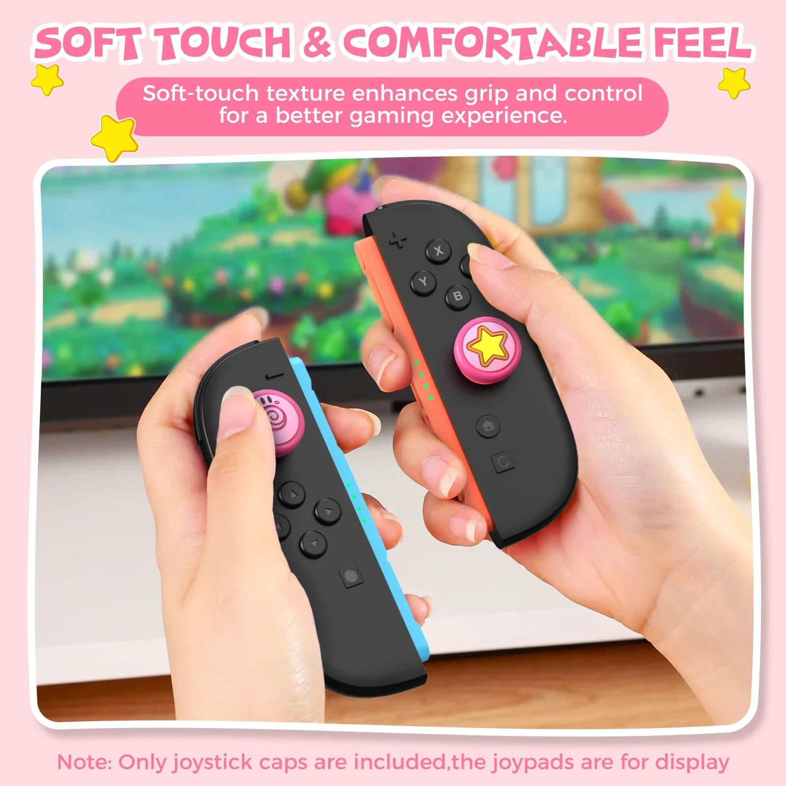 Nintendo Switch 2 (2025) - IINE Cute Cartoon Silicone Joy-con Thumb Grips (One Set) - Image 5