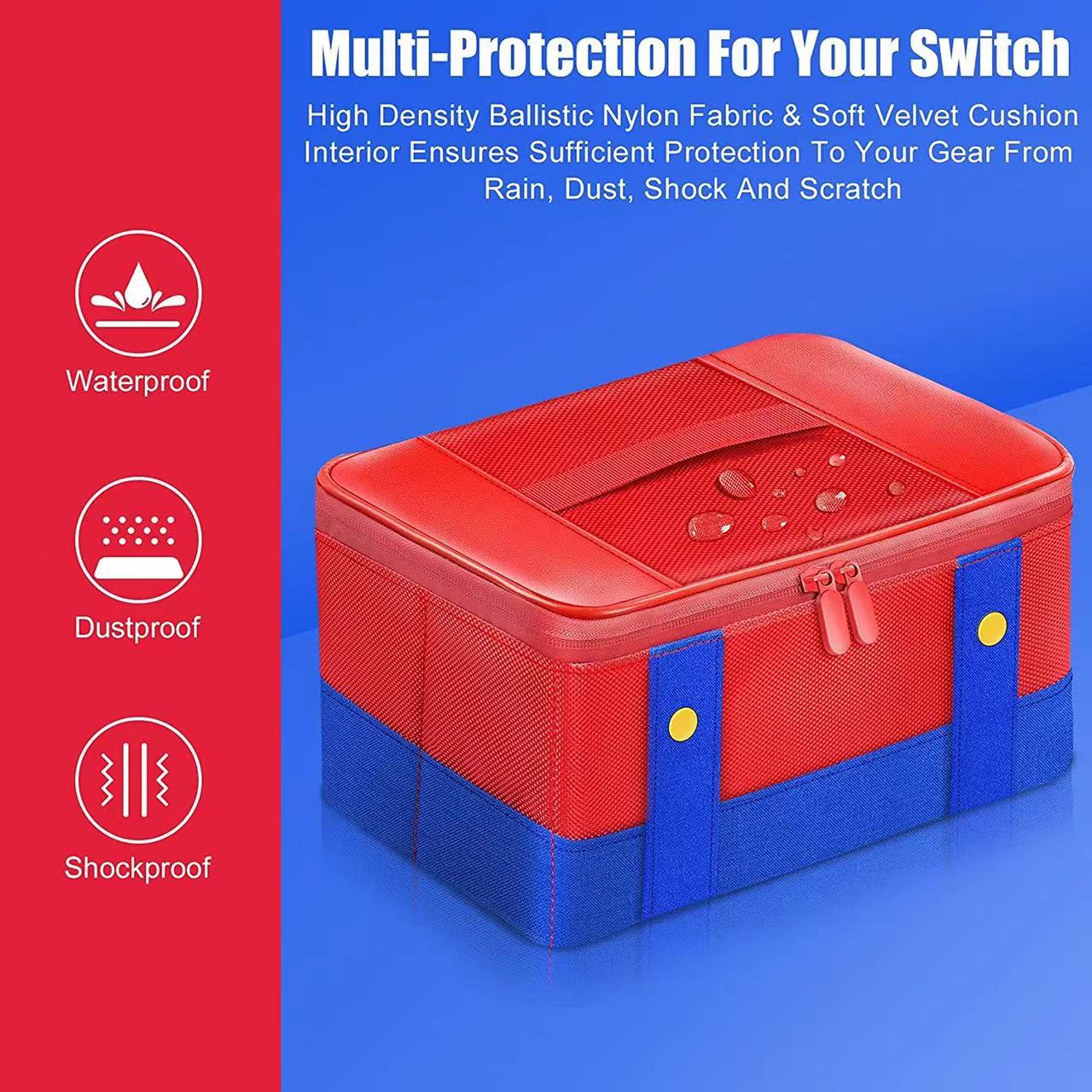 Nintendo Switch 2 (2025) Mario Handbag Protective Storage Large Bag With 1 PCS Screen Protector - Image 3