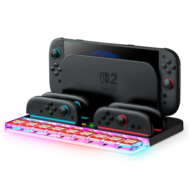 Nintendo Switch 2 (2025) - Multi-Functional Joy-Con Charging Dock with Game Card Storage