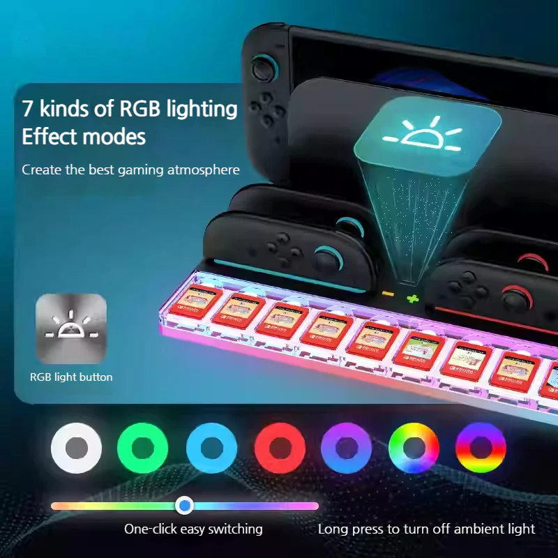 Nintendo Switch 2 (2025) - Multi-Functional Joy-Con Charging Dock with Game Card Storage - Image 8