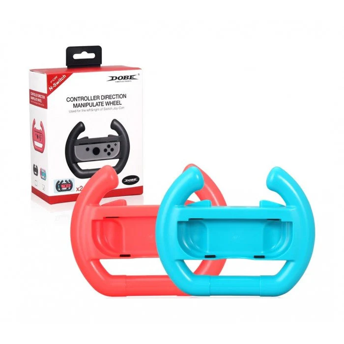 Nintendo Switch 2 x Steering Wheel Racing Game Accessories Controllers Pair