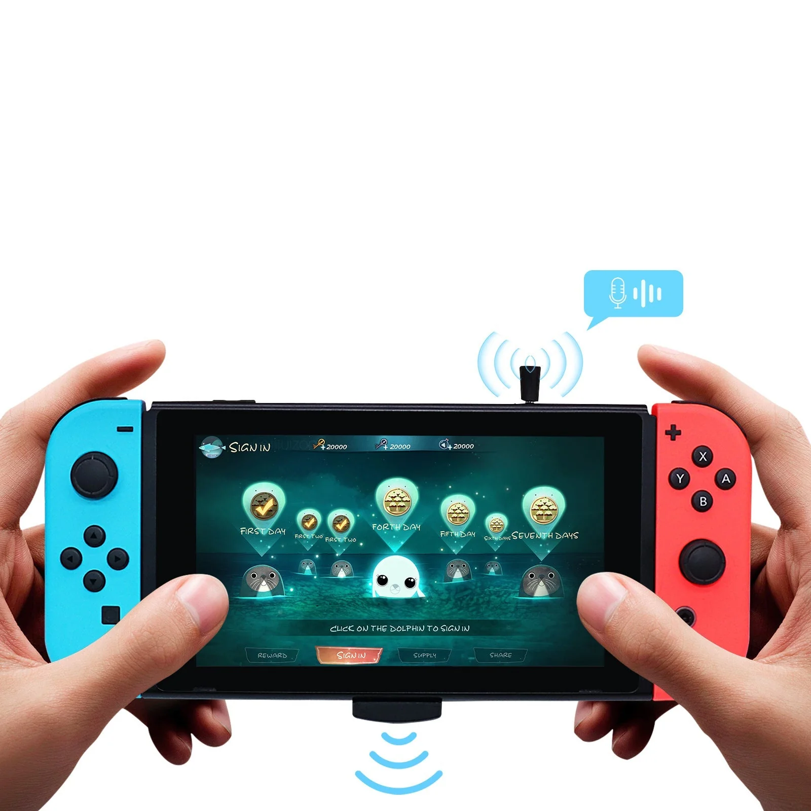 Nintendo Switch Lite PS4 PS5 PC Phone Audio Bluetooth 5.0 Adapter Converter Bluetooth Speaker Headset Earphone - Image 3