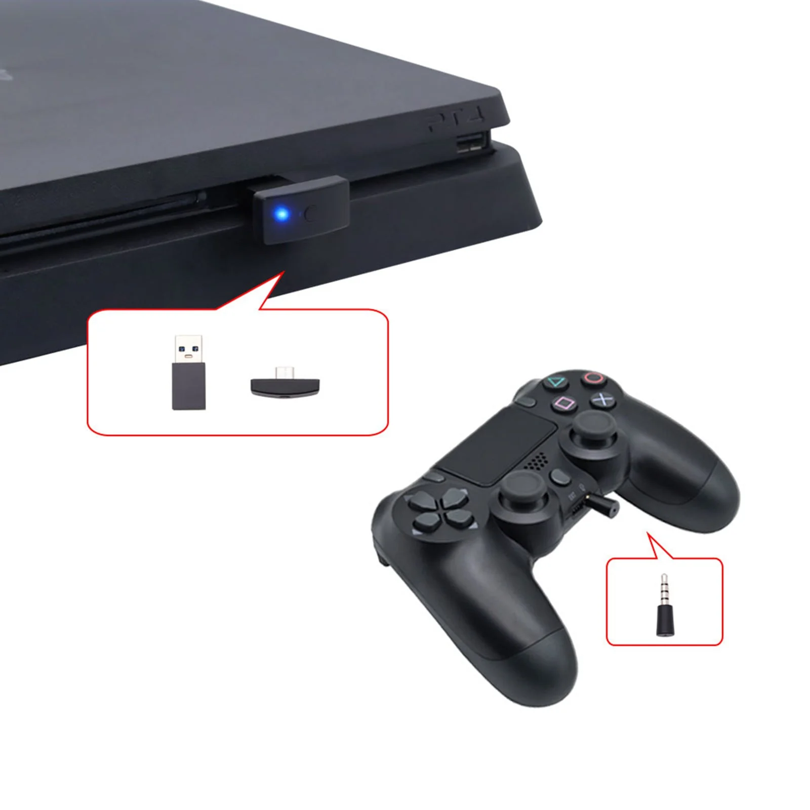 Nintendo Switch Lite PS4 PS5 PC Phone Audio Bluetooth 5.0 Adapter Converter Bluetooth Speaker Headset Earphone - Image 6