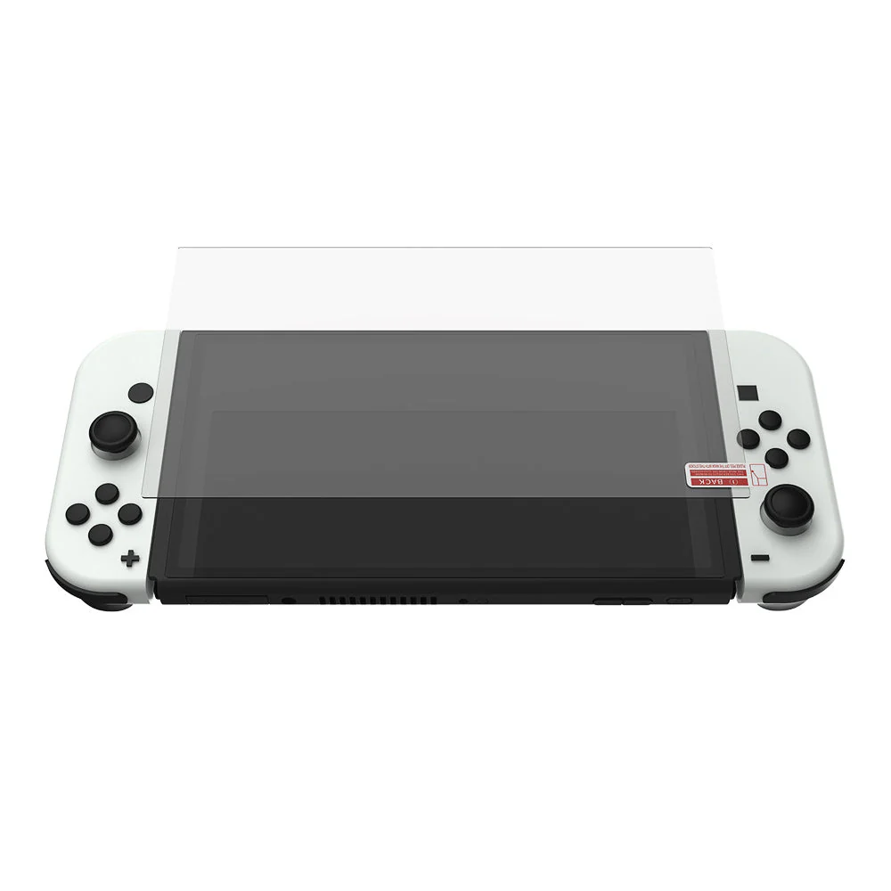 Nintendo Switch OLED 2Pcs Anti-fingerprint Film 9H Tempered Glass Screen Protector - Image 6