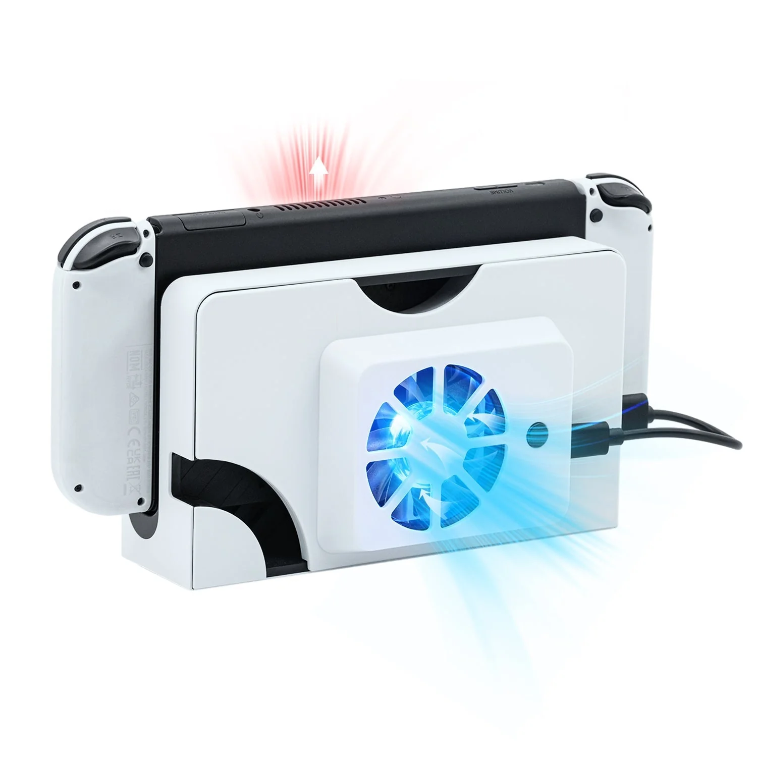 Nintendo Switch OLED Dock Cooling Fan Stand - Image 19
