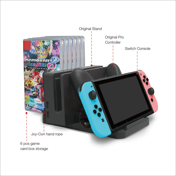 Nintendo Switch/Switch Lite/Switch OLED Game Console Charger Stand - Image 4