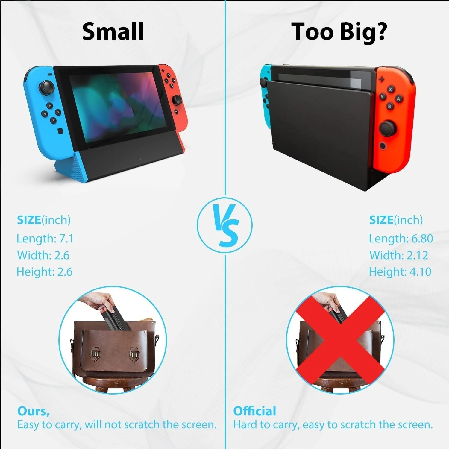 Nintendo Switch/Switch OLED Portable Dock 4K HDMI Adapter Extension USB HUB - Image 6