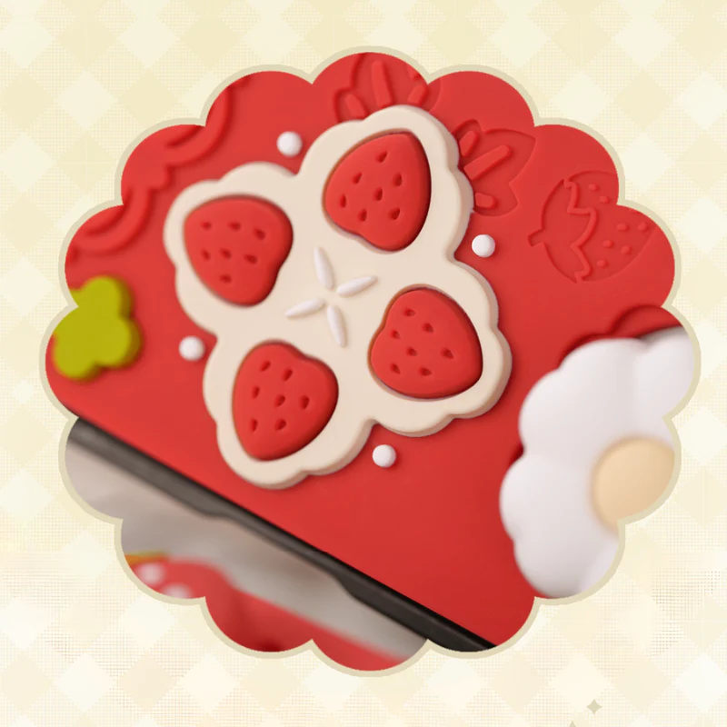 Nintendo Switch /Switch OLED/Switch 2 (2025) - Cute Strawberry Silicone Protective Cover Case - Image 4