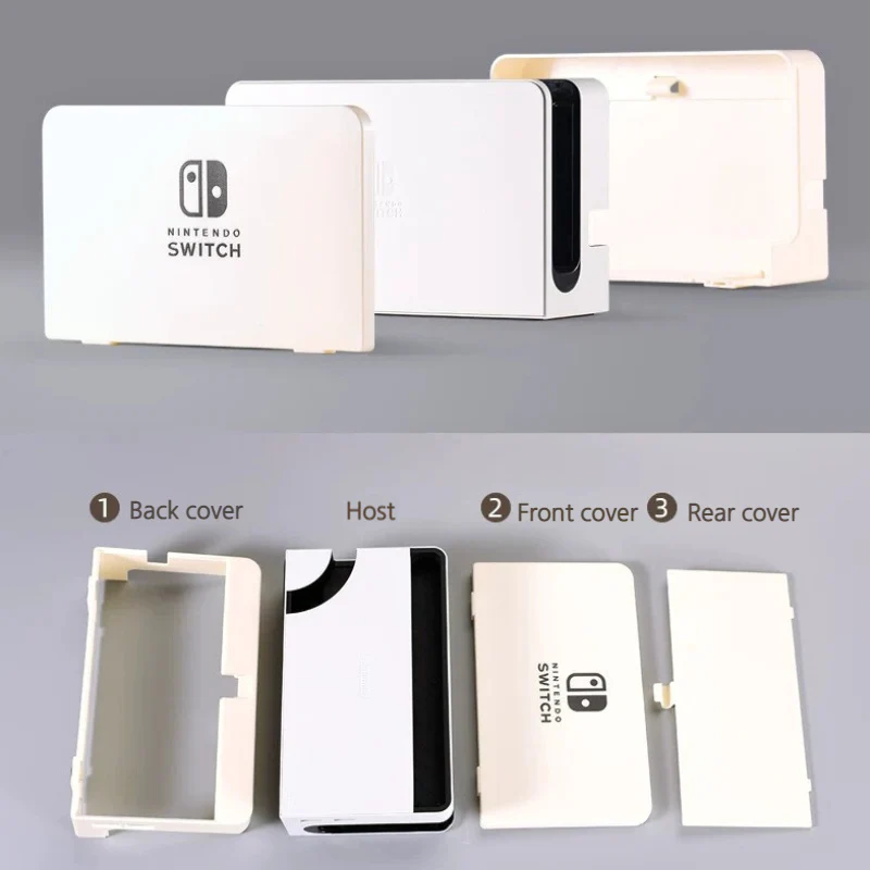 Nintendo Switch / Switch OLED TV Dock 360° Full-Cover Hard Protective Case - Image 3