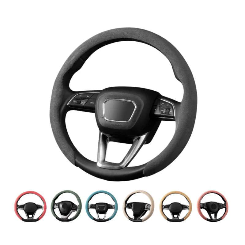 Honda Suede Car Steering Wheel Covers For Civic, Accord, CR-V, Vezel, XR-V, Avancier, Breeze, Integra, Jade