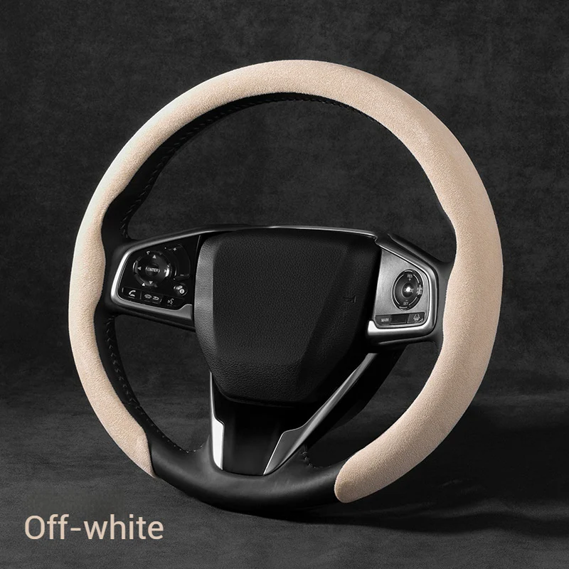 Honda Suede Car Steering Wheel Covers For Civic, Accord, CR-V, Vezel, XR-V, Avancier, Breeze, Integra, Jade - Image 15