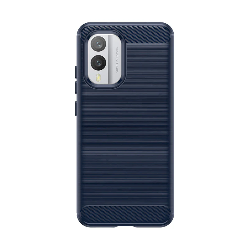 Nokia 1.4 - Drawing Series Carbon Fiber Shockproof TPU Heavy Duty Series Case - Image 8