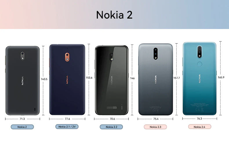 Nokia 2/2V/2.1/2.2/2.3/2.4 - Shield Shockproof Rugged Heavy Duty Case With 2PC 9H Tempered Glass Screen Protector - Image 2