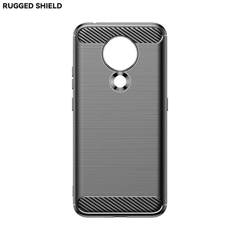 Nokia 3.4 - Shield Shockproof Rugged Heavy Duty Case With 2PC 9H Tempered Glass Screen Protector - Image 2