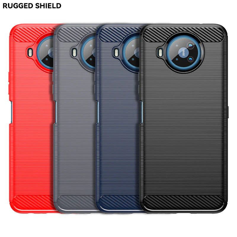 Nokia 8/8.1/8 Sirocco/8 V 5G UW/8.3 5G - Shield Shockproof Rugged Heavy Duty Case With 2PC 9H Tempered Glass Screen Protector - Image 4