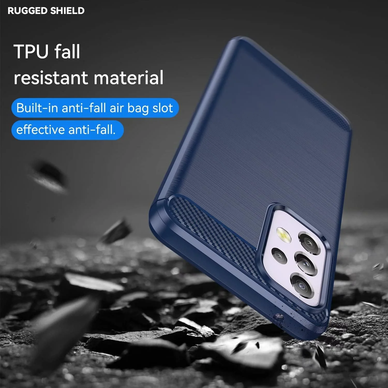 Nokia C02 - Shield Shockproof Rugged Heavy Duty Case With 2PC 9H Tempered Glass Screen Protector - Image 4
