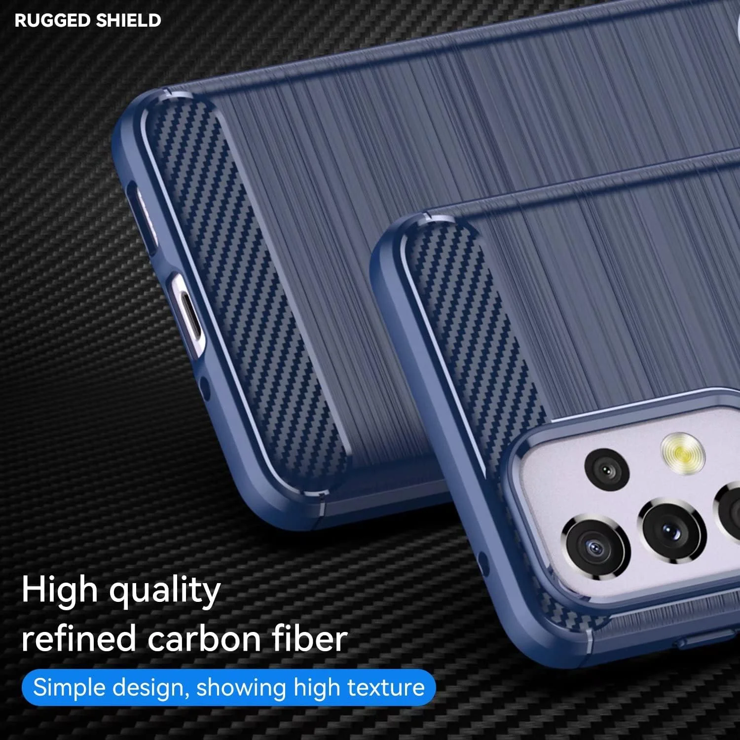 Nokia C02 - Shield Shockproof Rugged Heavy Duty Case With 2PC 9H Tempered Glass Screen Protector - Image 6