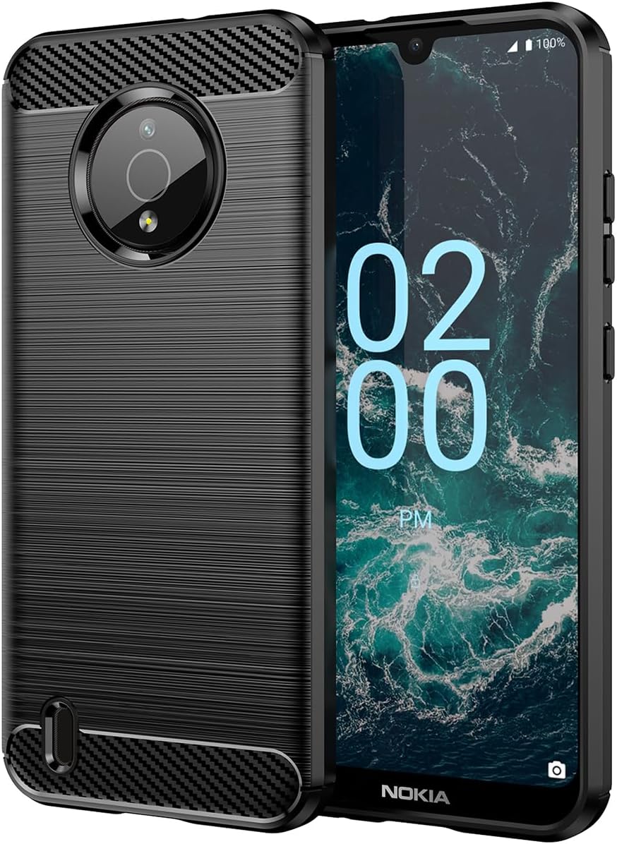 Nokia C200 - Shield Shockproof Rugged Heavy Duty Case With 2PC 9H Tempered Glass Screen Protector - Image 2
