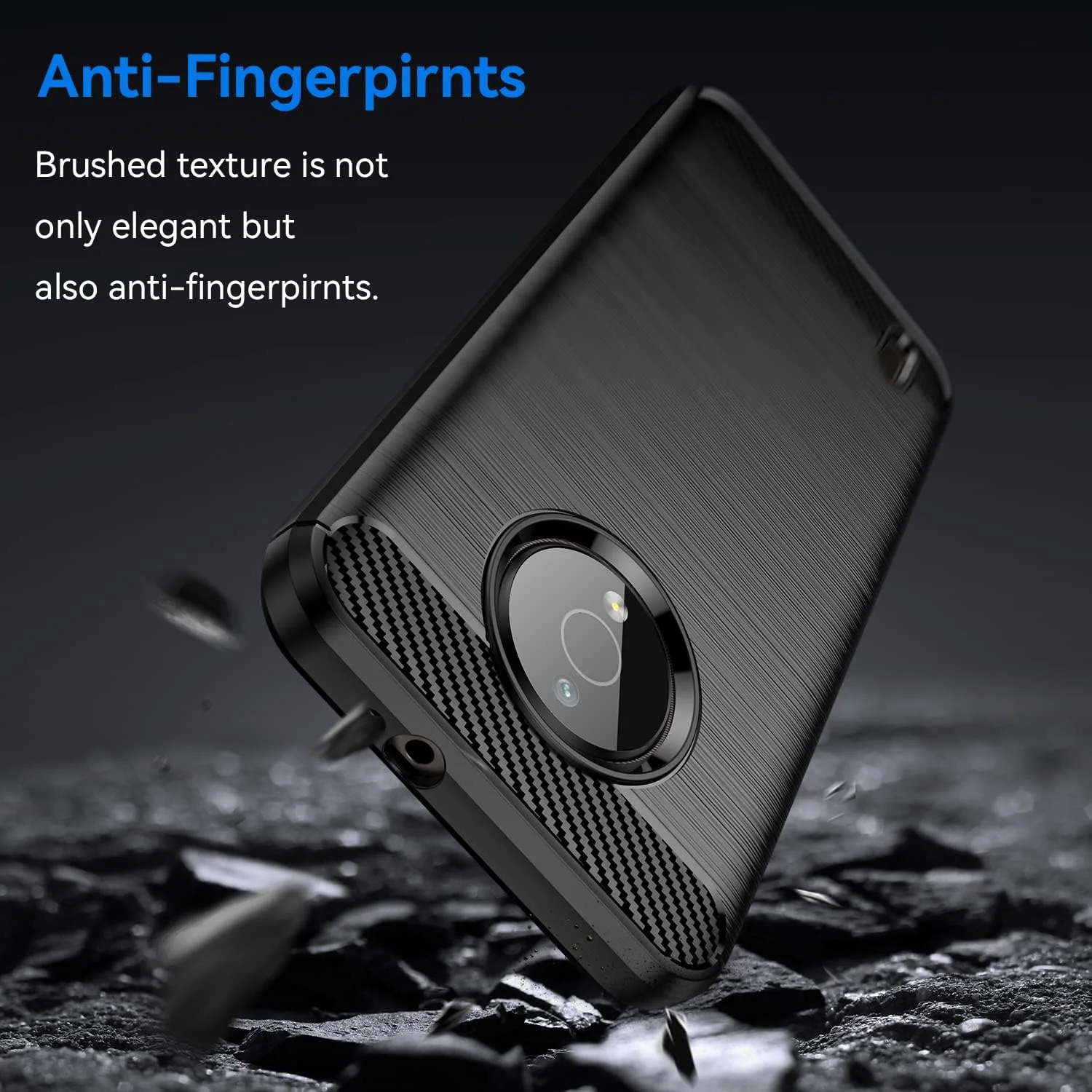 Nokia C200 - Shield Shockproof Rugged Heavy Duty Case With 2PC 9H Tempered Glass Screen Protector - Image 3