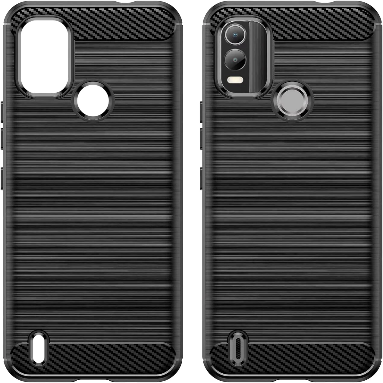 Nokia C21 Plus - Shield Shockproof Rugged Heavy Duty Case With 2PC 9H Tempered Glass Screen Protector - Image 6