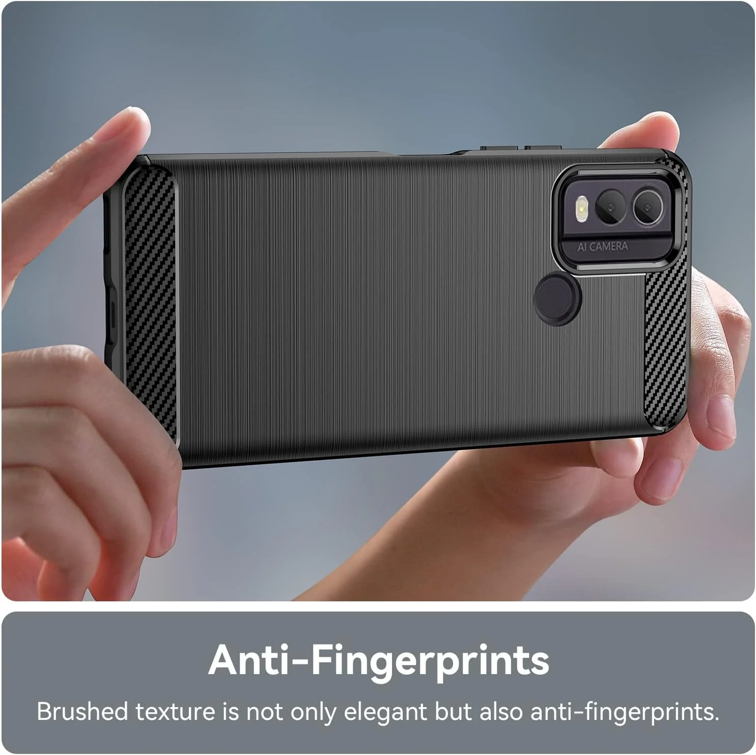 Nokia C22 - Shield Shockproof Rugged Heavy Duty Case With 2PC 9H Tempered Glass Screen Protector - Image 4