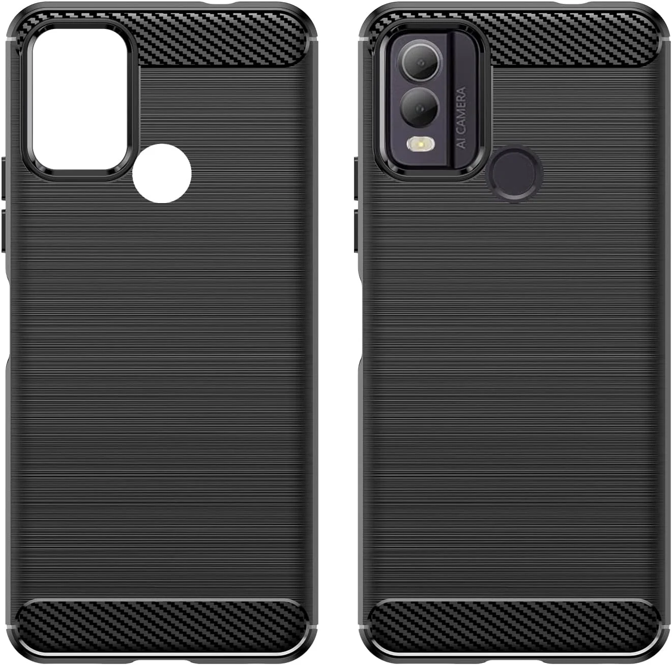 Nokia C22 - Shield Shockproof Rugged Heavy Duty Case With 2PC 9H Tempered Glass Screen Protector - Image 5