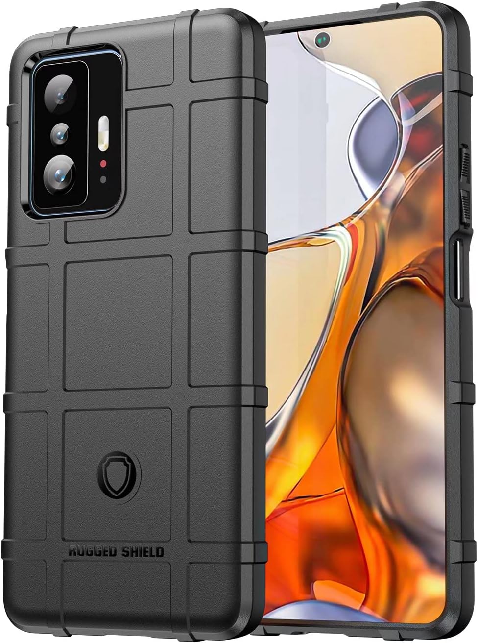 Nokia C3 - Shield Shockproof Rugged Heavy Duty Case With 2PC 9H Tempered Glass Screen Protector - Image 9