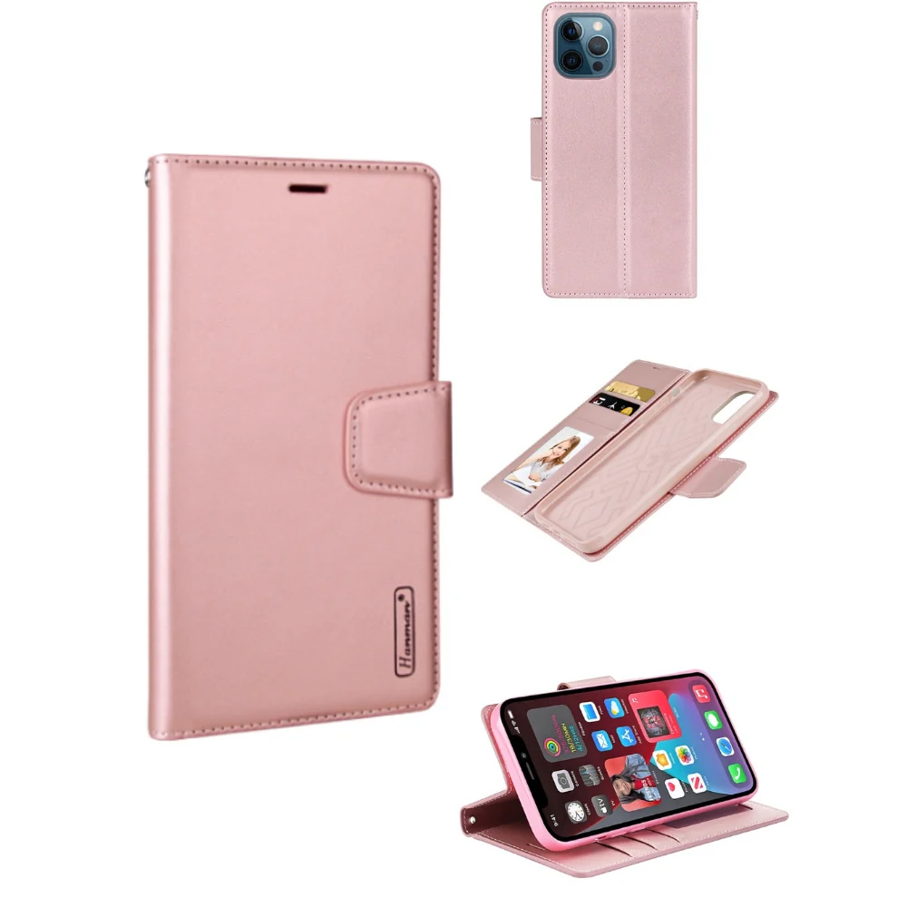 Nokia C32 - Hanman Mill Premium Quality Flip Wallet Leather Case - Image 4