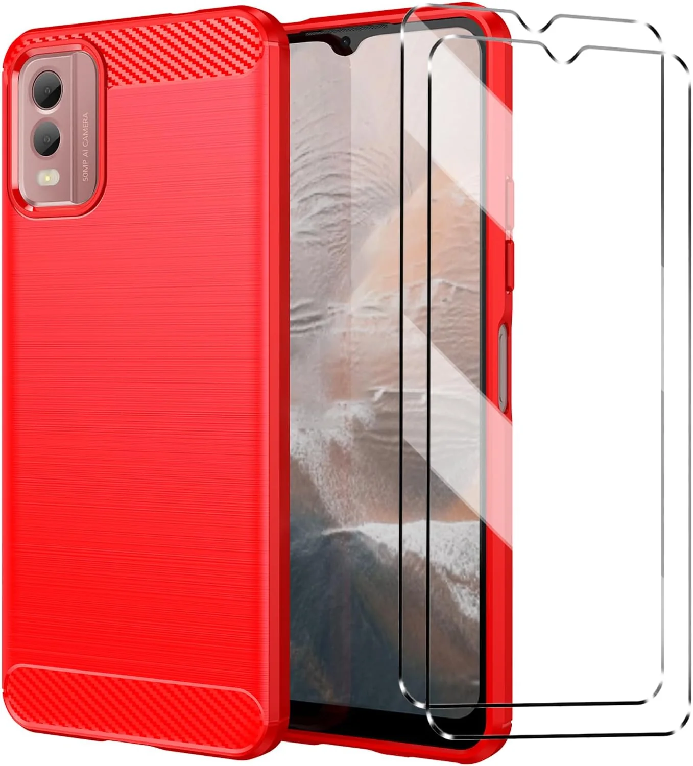 Nokia C32 - Shield Shockproof Rugged Heavy Duty Case - Image 2