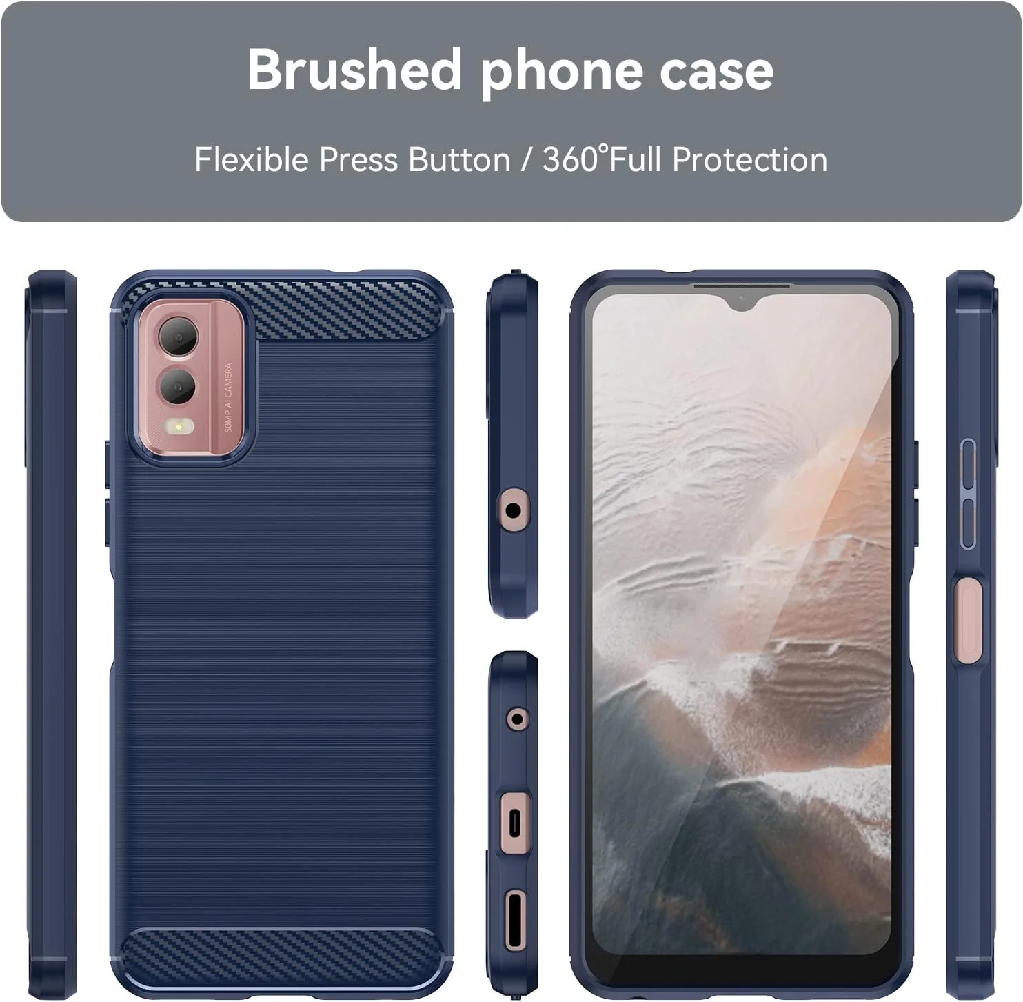 Nokia C32 - Shield Shockproof Rugged Heavy Duty Case - Image 9