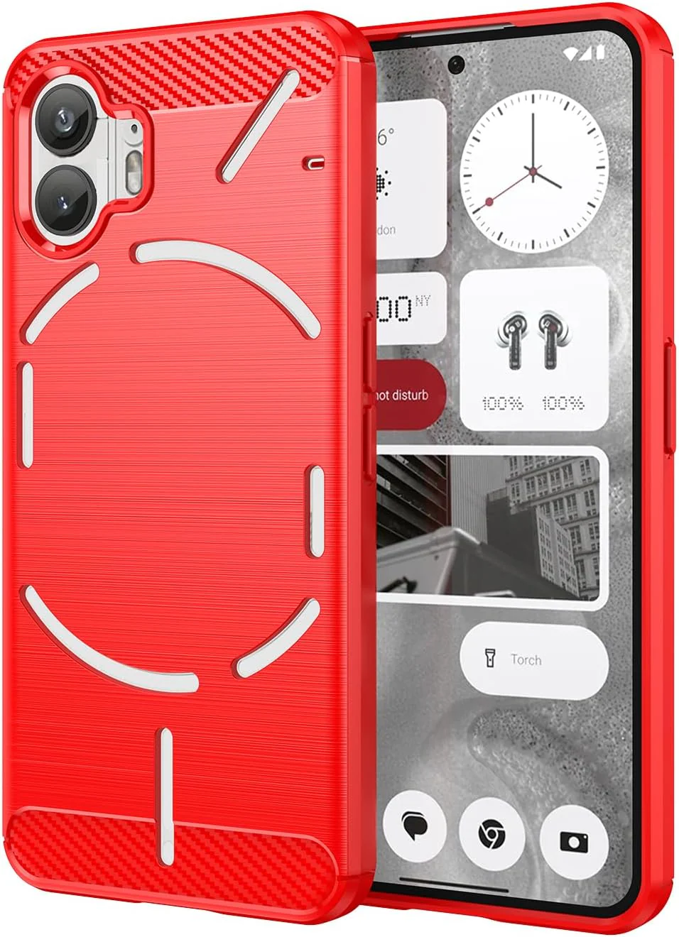 Nothing Phone 2 - Shield Shockproof Rugged Heavy Duty Case With 2PC Tempered Glass Screen Protector - Image 2