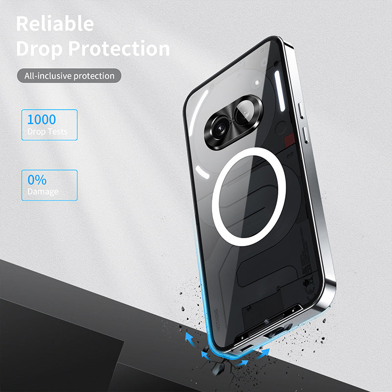 Nothing Phone 2A/Plus Metal Frame Matte Back Magic Shield Essentials Series case - Image 6