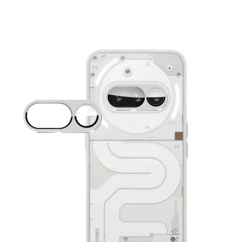 Nothing Phone (3a) Metal 9H Full Coverage Tempered Glass Lens Protector - Image 4