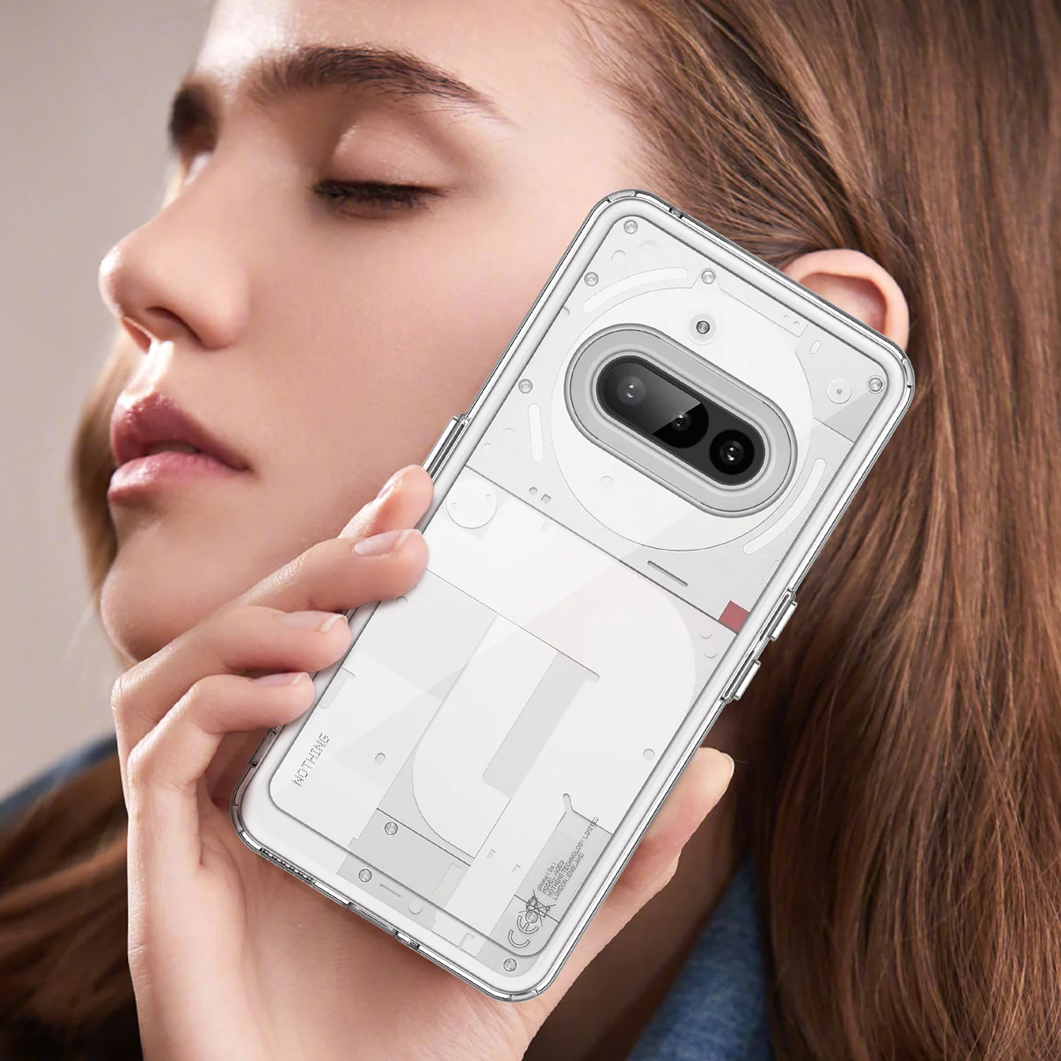 Nothing Phone (3a)/Pro Acrylic Transparent Full-Cover Shockproof Phone Case - Image 13