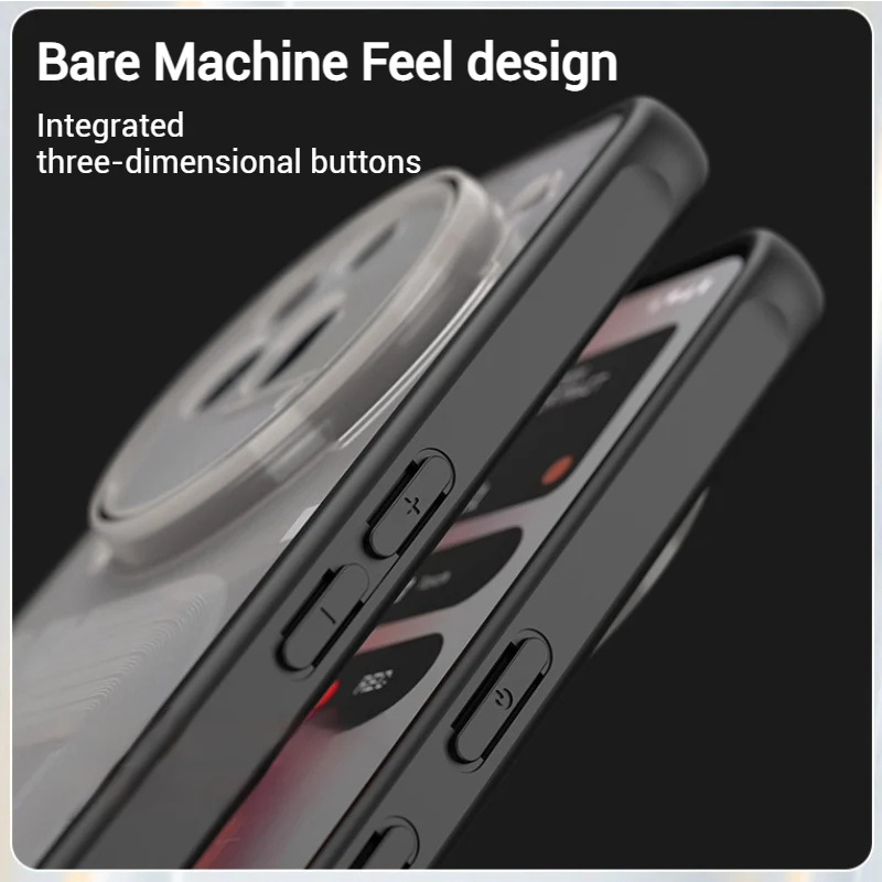 Nothing Phone (3a)/Pro Matte Semi-Transparent Full-Cover Shockproof Case - Image 3