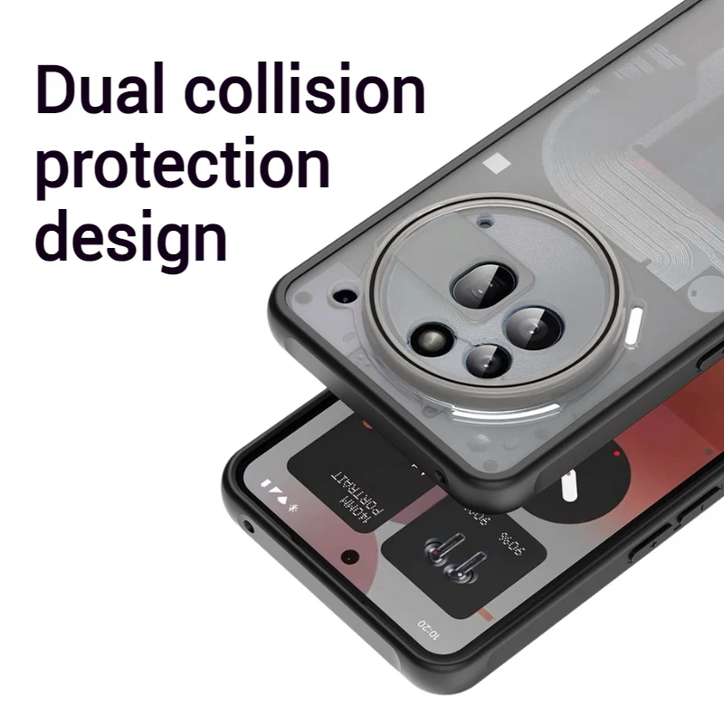 Nothing Phone (3a)/Pro Matte Semi-Transparent Full-Cover Shockproof Case - Image 8