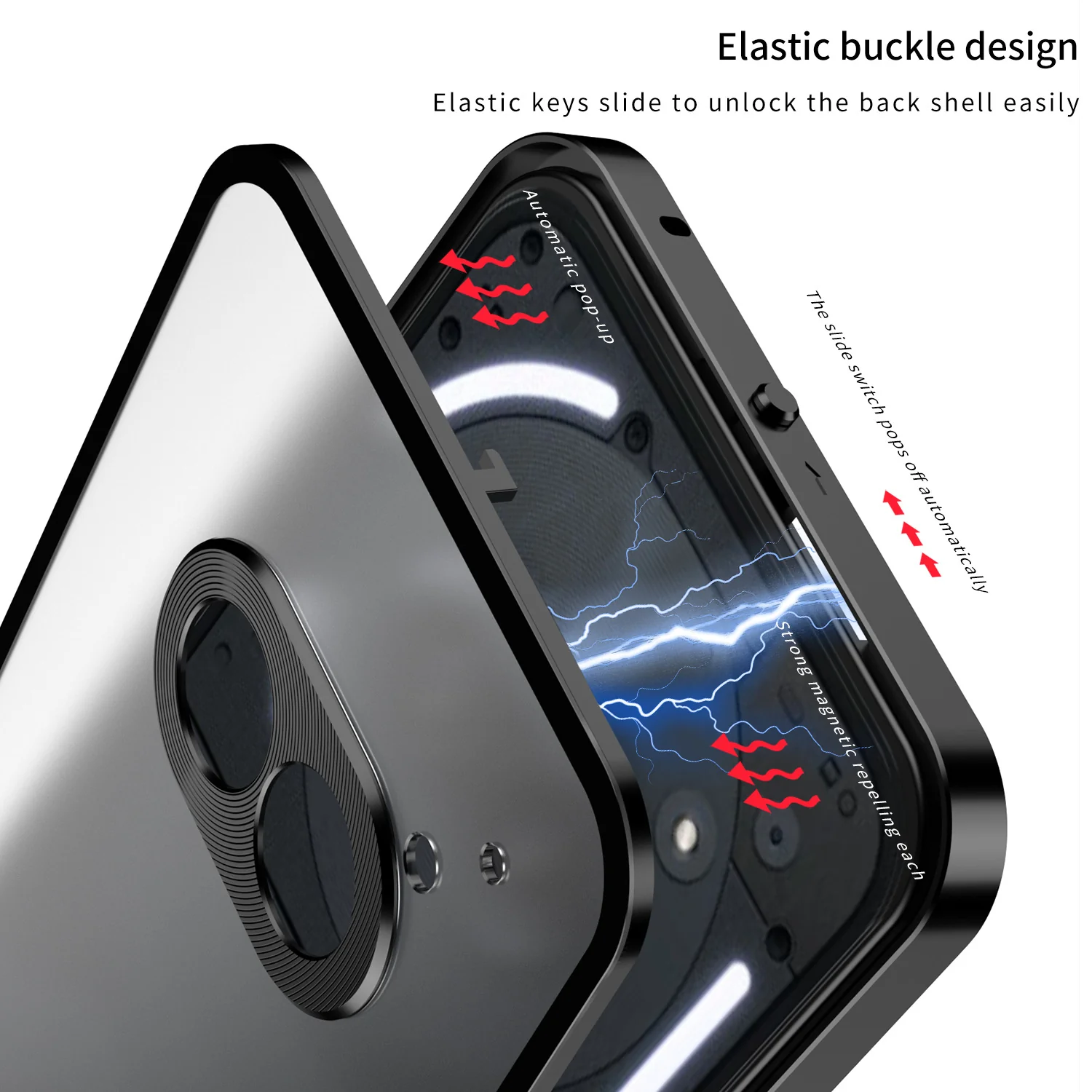 Nothing Phone (3a)/Pro Metal Frame Snap-On Acrylic Phone Case - Image 10