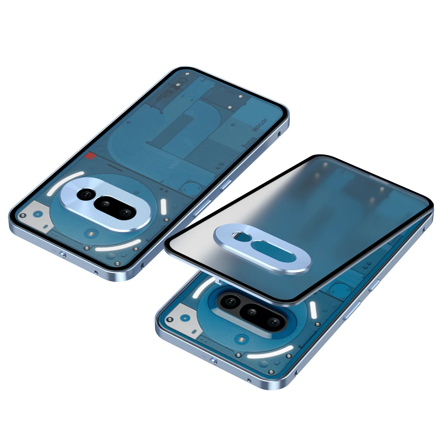 Nothing Phone (3a)/Pro Metal Frame Snap-On Acrylic Phone Case - Image 5
